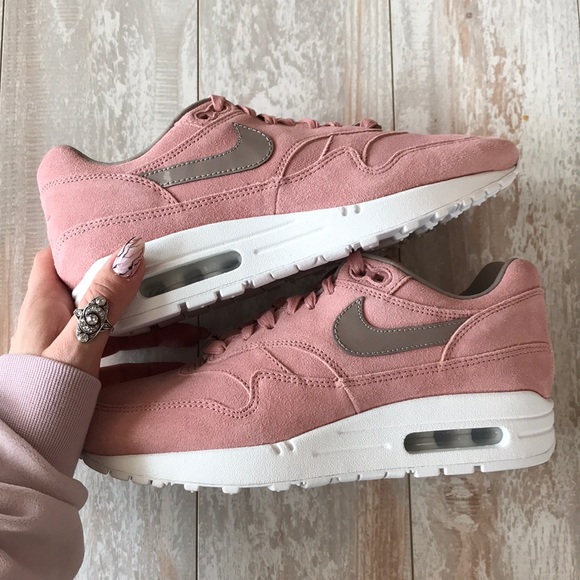 NWTNike ID dusty rose Air Max 1 Premium Custom - Picture 2 of 8